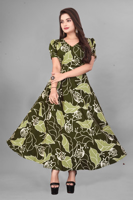 J.Fathom Enterprise Flared/A-line Gown(Green)