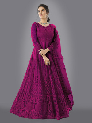 A To Z Cart Flared/A-line Gown(Pink)