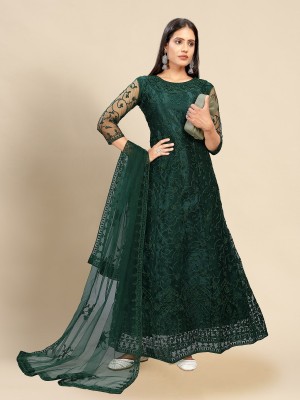 Julee Anarkali Gown(Green)