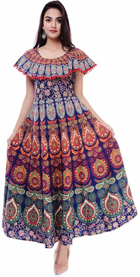 HouseOfCommon Flared/A-line Gown(Multicolor)