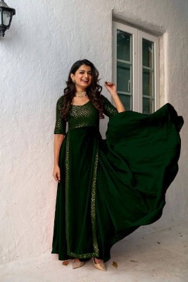 Ghateshvar Anarkali Gown(Green)