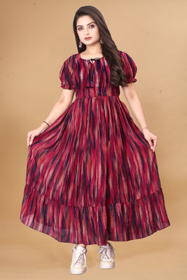 premarth Flared/A-line Gown(Red)