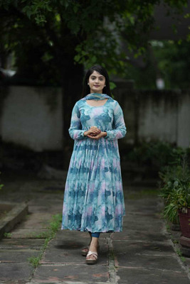 fentik.com Flared/A-line Gown(Light Green)