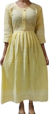 CAndi creation Flared/A-line Gown(Yellow)