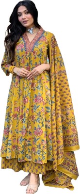 NKC Anarkali Gown(Yellow)