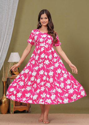 JXM Flared/A-line Gown(Pink)