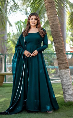 MAHADEV Anarkali Gown(Light Green)