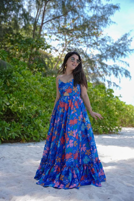 DESIHOOR Flared/A-line Gown(Multicolor)