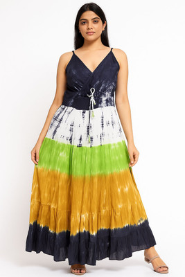 Rajwadastores Straight Gown(Multicolor)