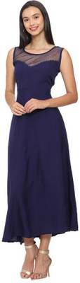 Piaro Flared/A-line Gown(Dark Blue)