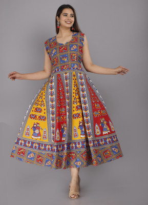 ANUNJA Flared/A-line Gown(Multicolor)