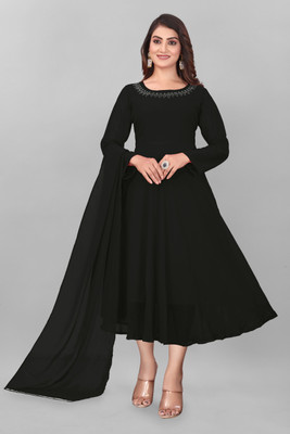 ALISHA FASHION Flared/A-line Gown(Red)