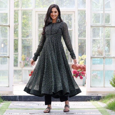 Janardan Anarkali Gown(Black)