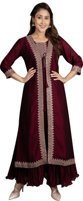 Eden Flared/A-line Gown(Purple)