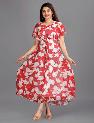 fashionSai Flared/A-line Gown(Red)