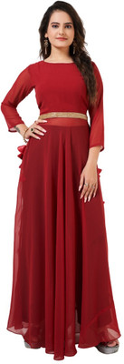 Apnisha Flared/A-line Gown(Red)