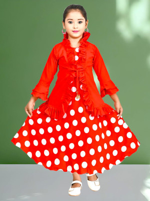 ALBAYDAR FASHION Flared/A-line Gown(Red)