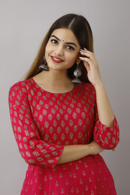jaipurite Anarkali Gown(Pink)
