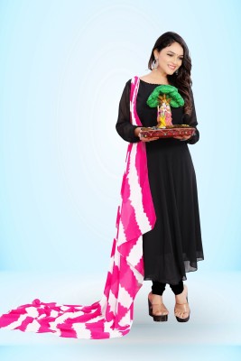 harrica Anarkali Gown(Black)