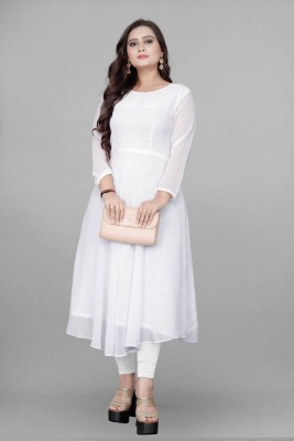 style crush Anarkali Gown(White)