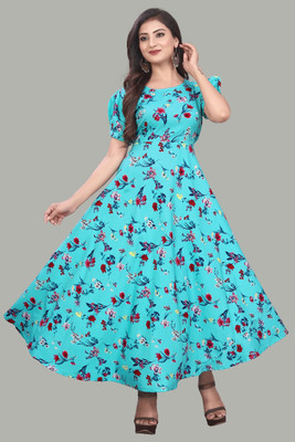 premarth Flared/A-line Gown(Green)