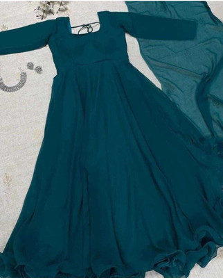 HEER Anarkali Gown(Light Green)