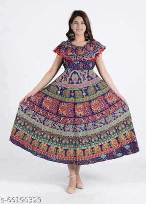 Outerwear Anarkali Gown(Multicolor)