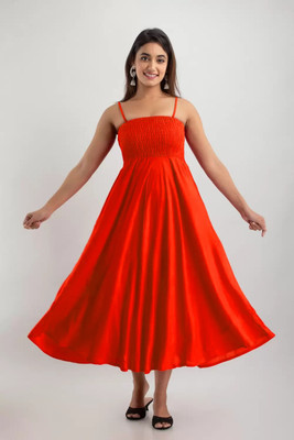 HIMCARE Flared/A-line Gown(Red)