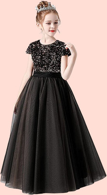 Texaso Premium Flared/A-line Gown(Black)
