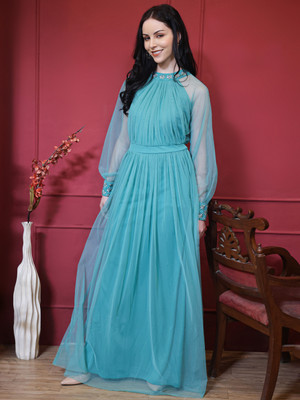 Tc Tabiya Collection Flared/A-line Gown(Light Green)