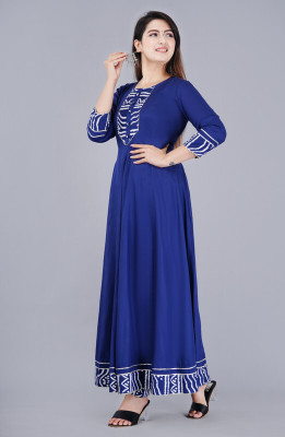 RF CLOTHES Anarkali Gown(Red)