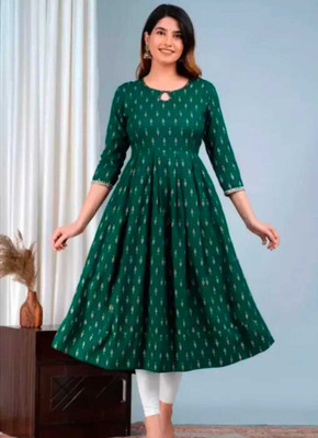 NEWPSGARMENT Flared/A-line Gown(Green)