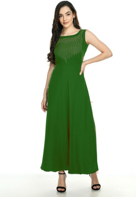 Piaro Flared/A-line Gown(Green)