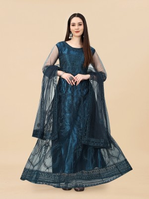 Apnisha Anarkali Gown(Blue)