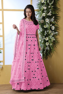 Aika Flared/A-line Gown(Pink)