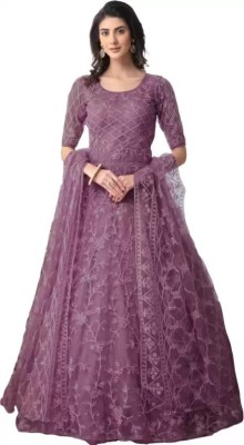 Subham Collection Anarkali Gown(Purple)