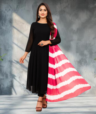 MR.jijaji collection Anarkali Gown(Black)