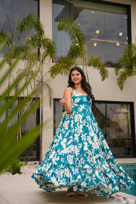 DESIHOOR Flared/A-line Gown(Multicolor)