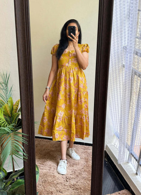 jorzo creation Flared/A-line Gown(Yellow)