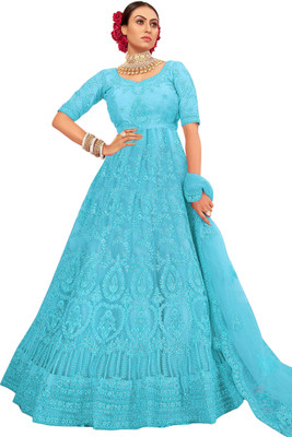 Apnisha Flared/A-line Gown(Light Blue)