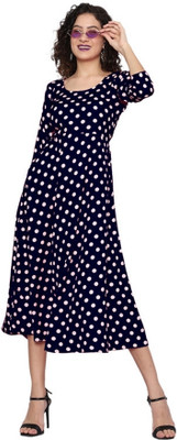 Piaro Flared/A-line Gown(Dark Blue)