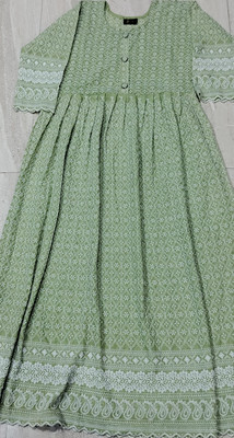 CAndi creation Flared/A-line Gown(Green)