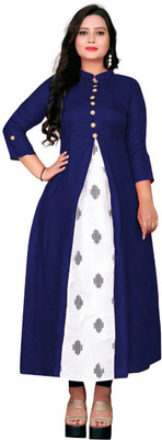 Talavadi Flared/A-line Gown(Blue)