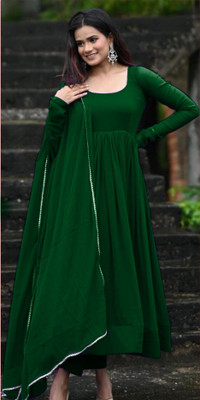 Radheshyam Flared/A-line Gown(Maroon)
