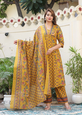 Janardan Anarkali Gown(Yellow)