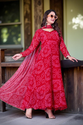 Happy Fashion Flared/A-line Gown(Red)