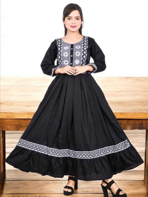 Arifa Flared/A-line Gown(Black)