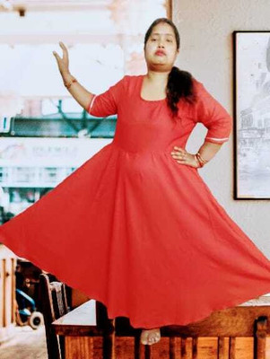 AK Fashion Flared/A-line Gown(Red)
