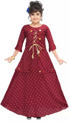 NEWJON Flared/A-line Gown(Red)