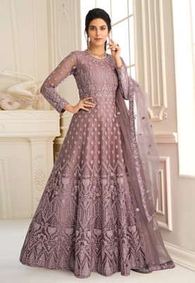 A To Z Cart Flared/A-line Gown(Pink)